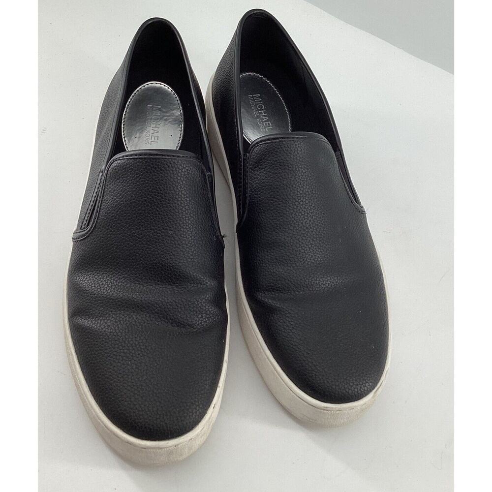 Michael Kors Womens Slip On Shoes Size 10M Black 8g23e - Picture 2 of 7